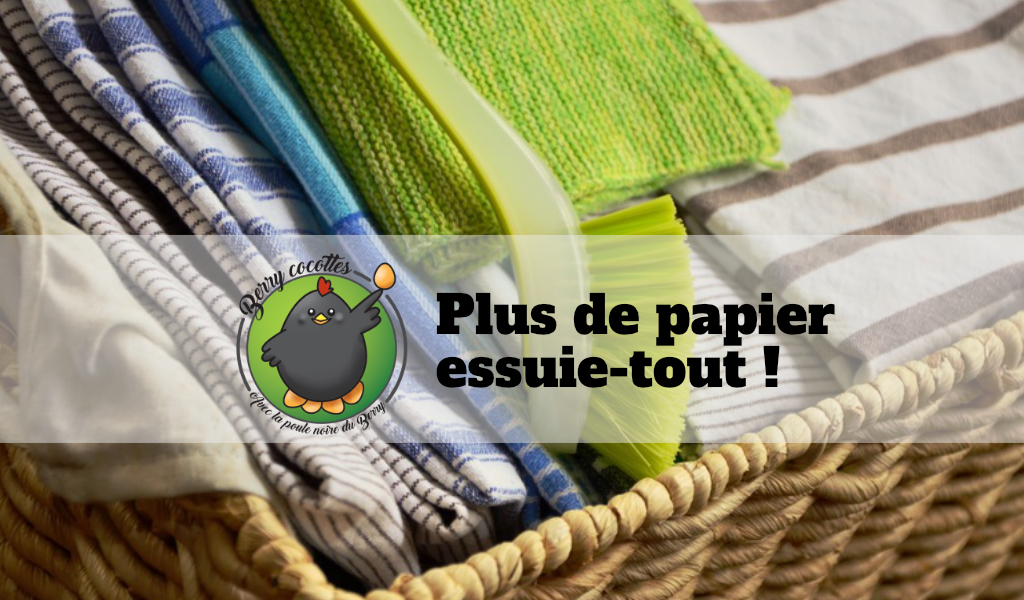 Plus de papier essuie-tout !